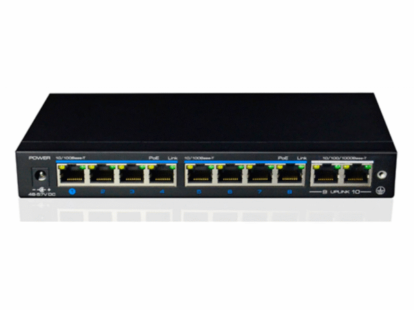 PoE коммутатор 8 портов Utepo UTP3-SW08-TP120-A1