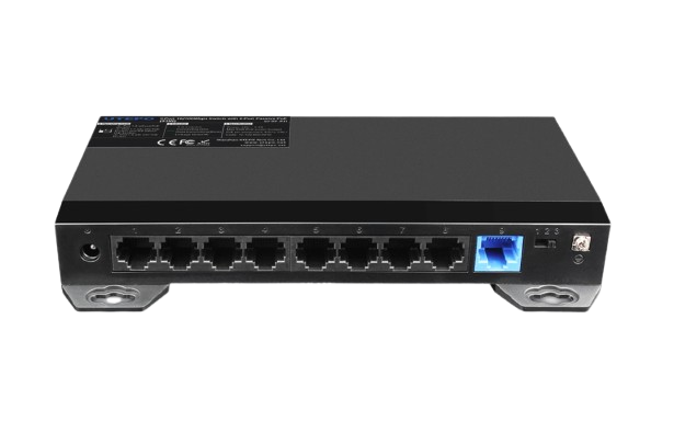 Коммутатор 8 port Utepo SF9P-L, 60W PoE
